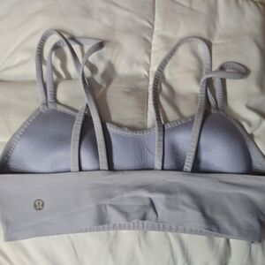lululemon athletica Women's Soft Gray Sports Bra